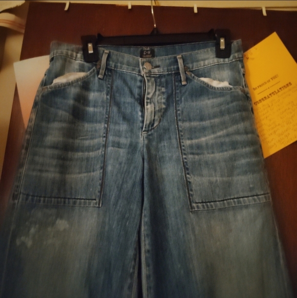 CITIZENS OF HUMANITY Poise Wide Leg Cropped Jeans - Size 27" - Picture 6 of 12